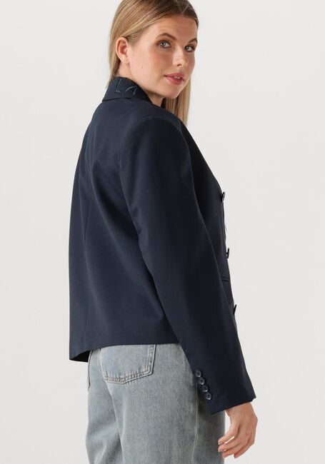 ALIX THE LABEL Blazer LADIES WOVEN DOUBLE BREASTED BLAZER Bleu foncé - large