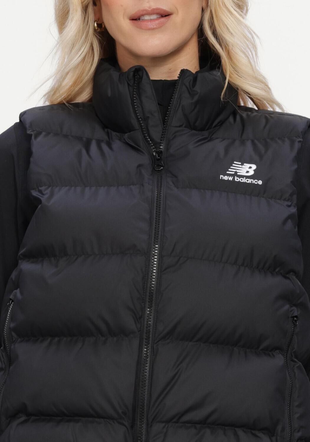 NEW BALANCE Veste sans manches BOSTON PUFFER VEST en noir - large