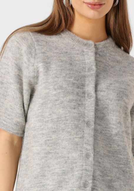 Grijze SELECTED FEMME Vest SLFLULU 2/4 KNIT CARDIGAN - large