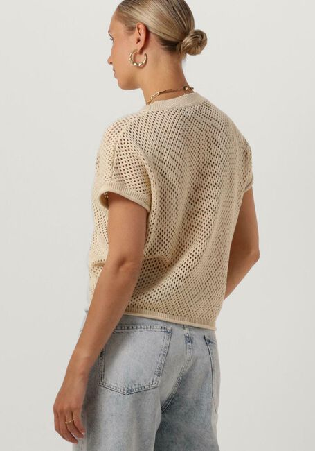 YDENCE Haut KNITTED TOP BABS Écru - large
