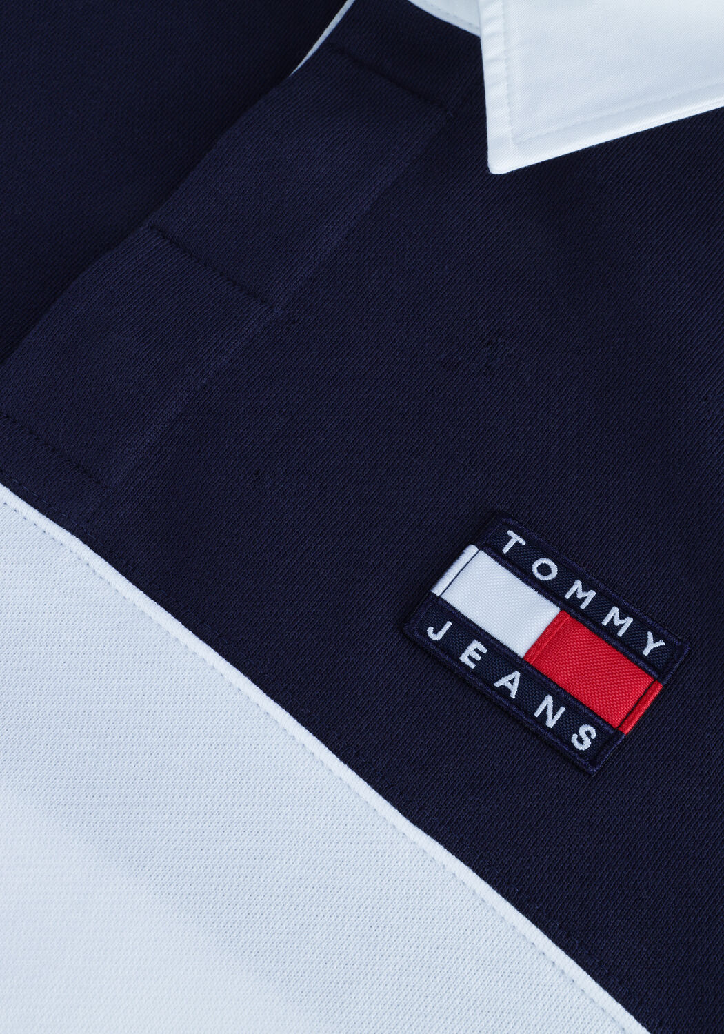 TOMMY JEANS Pull TJM SKATER ARCHIVE BLOCK RUGBY en multicolore - large