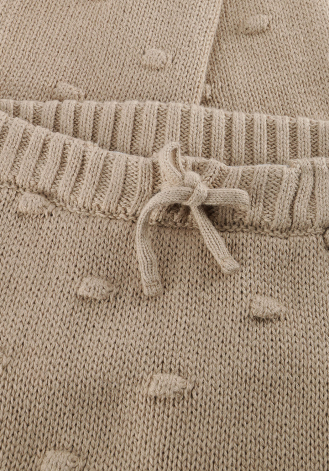 LIL' ATELIER Pantalons longs NBNGABLE KNIT PANT LIL en beige - large