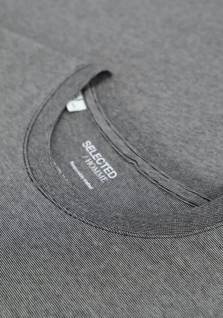 SELECTED HOMME T-shirt NORMANI180 MINI STRIPE en noir - large