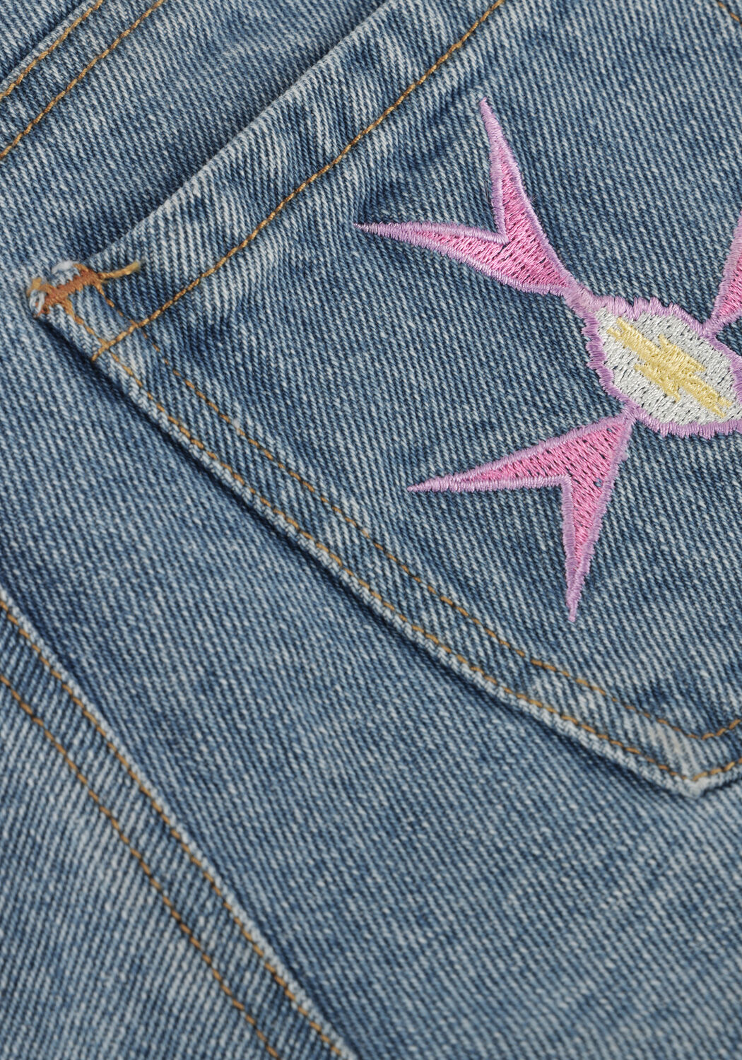 JENEST Pantalon courts LILOU DENIM SHORTS Bleu clair - large