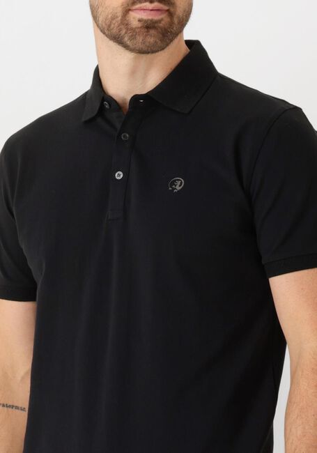 CAST IRON Polo SHORT SLEEVE POLO FINE PIQUE ESSENTIAL en noir - large