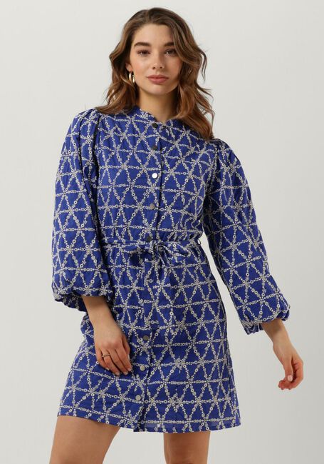 BRUUNS BAZAAR Mini robe BLAZING MADRINA DRESS en bleu - large