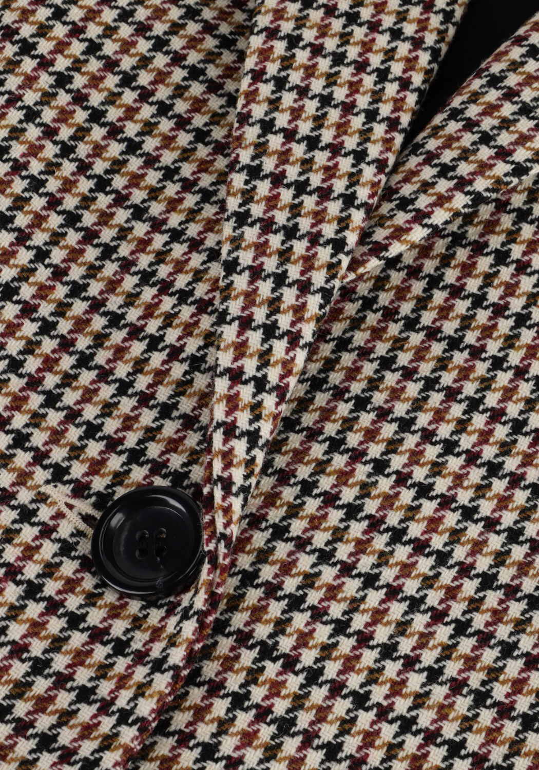 VANILIA Blazer TWEED WOOL COLBERT BLACK en noir - large