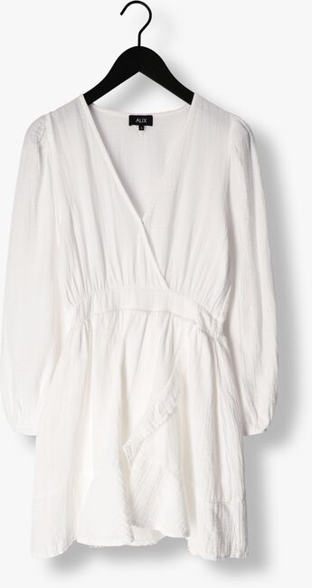 ALIX THE LABEL Mini robe LADIES WOVEN FAKE WRAP DRESS Écru - large