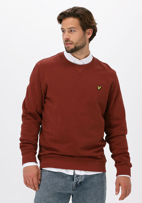 Rode LYLE & SCOTT Trui CREW NECK SWEATSHIRT - large