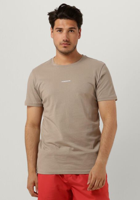 PUREWHITE T-shirt PURE LOGO TEE en taupe - large