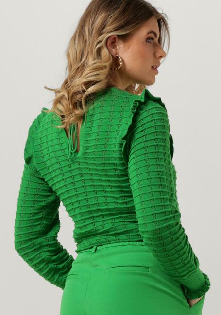 OBJECT Pull OBJJASMIN L/S KNIT PULLOVERD en vert - large