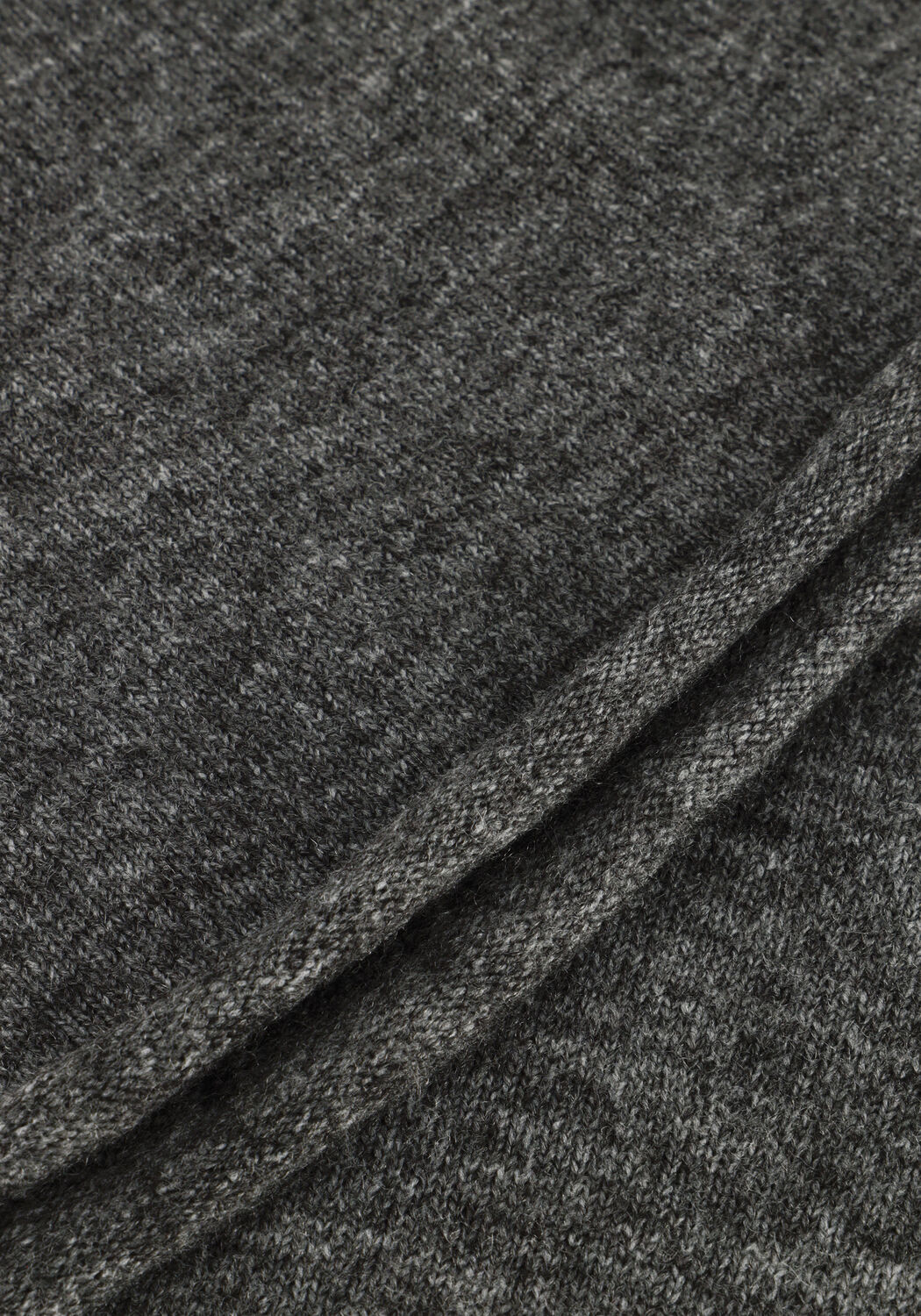 Donkergrijze EDITED Maxirok PANJA KNIT SKIRT - large