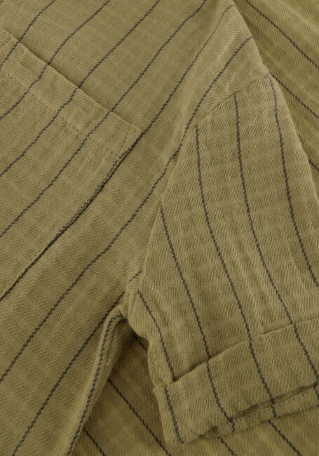 DAILY7 Polo SHIRT SMALL STRIPE Kaki - large