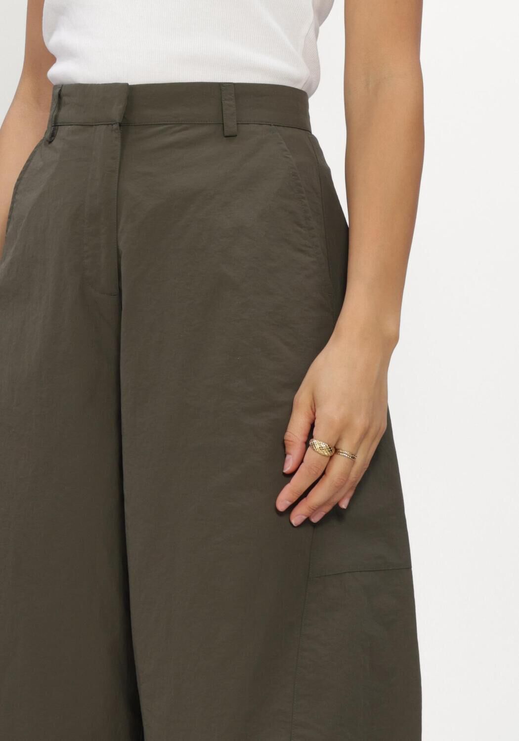 Donkergroene CATWALK JUNKIE Wijde broek BARREL SHAPED TROUSERS - large