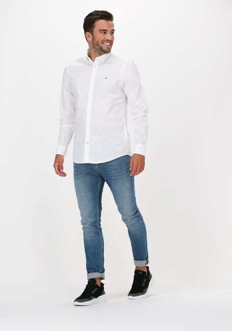 TOMMY HILFIGER Chemise décontracté CORE STRETCH SLIM POPLIN SHIRT en blanc - large