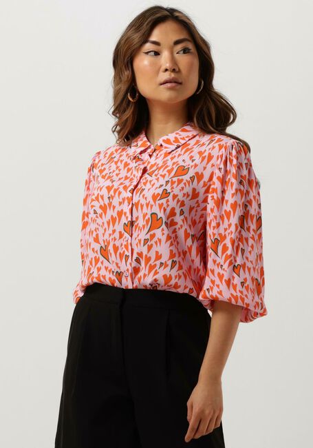 POM AMSTERDAM BLOUSE 7228 Blouses en rose - large
