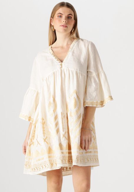 Ecru GREEK ARCHAIC KORI Mini jurk 231114 - large