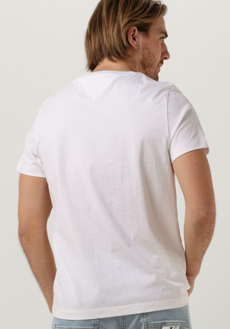TOMMY HILFIGER T-shirt BRAND LOVE SMALL LOGO TEE en blanc - large