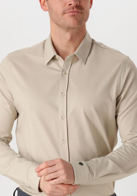 Zand CAST IRON Casual overhemd LONG SLEEVE SHIRT TWILL JERSEY 2 TONE - large