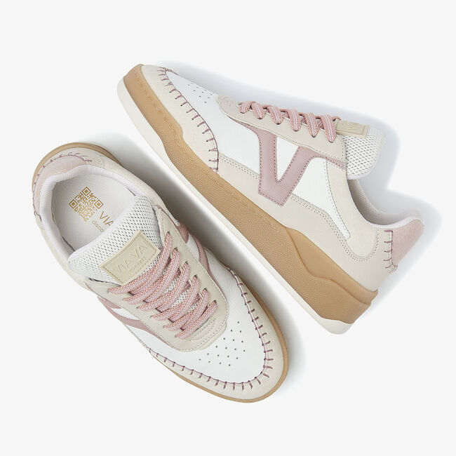 VIA VAI Baskets basses SAM OLIVIA en rose - large