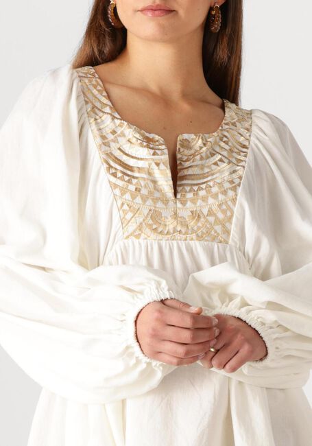 GREEK ARCHAIC KORI Mini robe 330432 Blanc - large