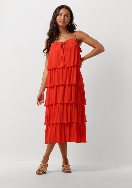 Y.A.S. Robe midi YASFILIPPA STRAP MIDI DRESS en rouge - large