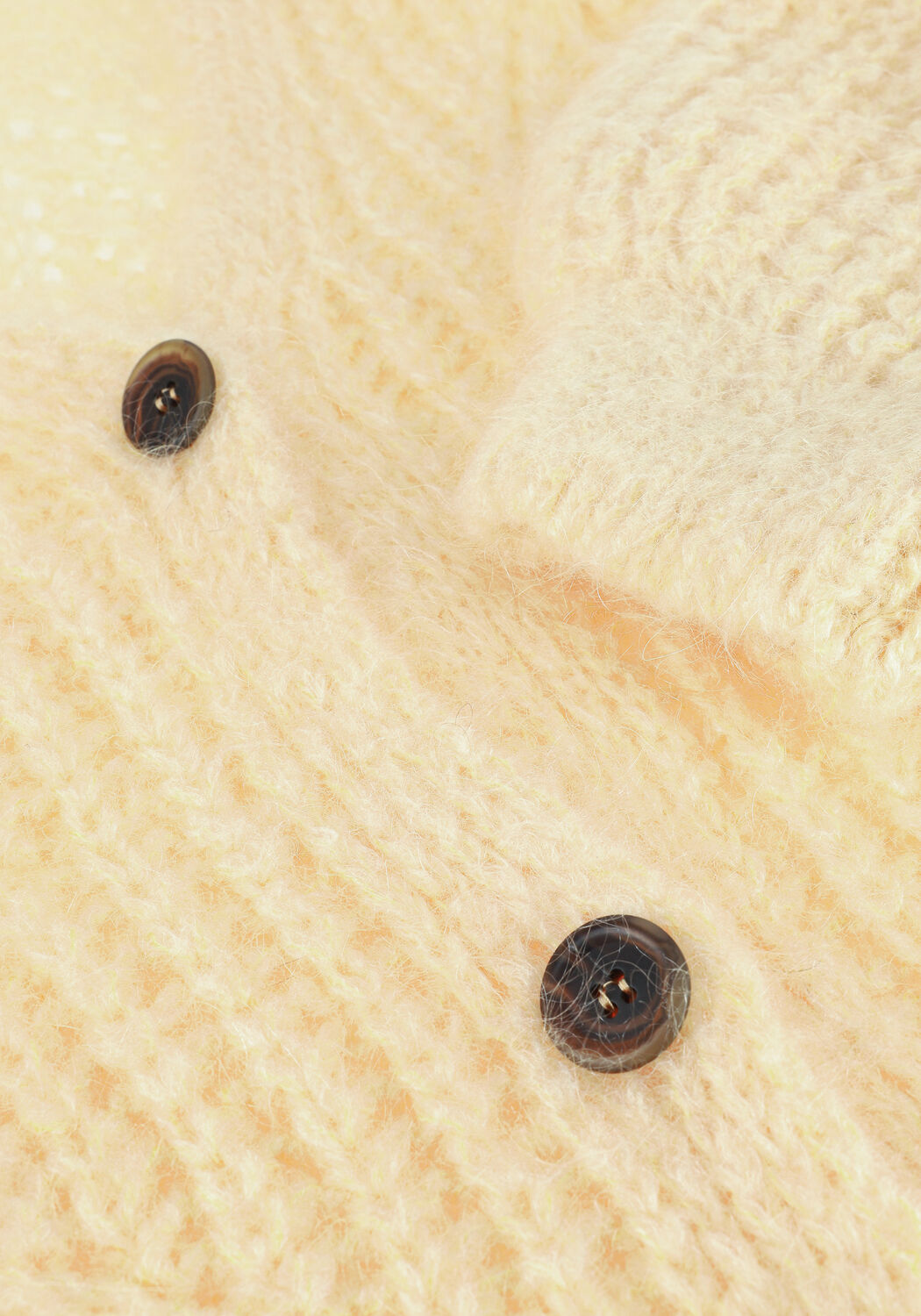 BY-BAR Gilet VIVE CARDIGAN en jaune - large