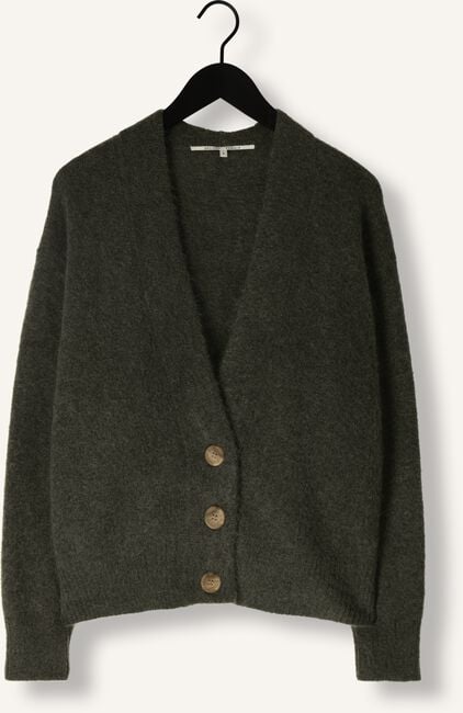 Donkergroene SECOND FEMALE Vest BROOKLYN KNIT CARDIGAN Donkergroene SECOND FEMALE Vest BROOKLYN KNIT CARDIGAN - large