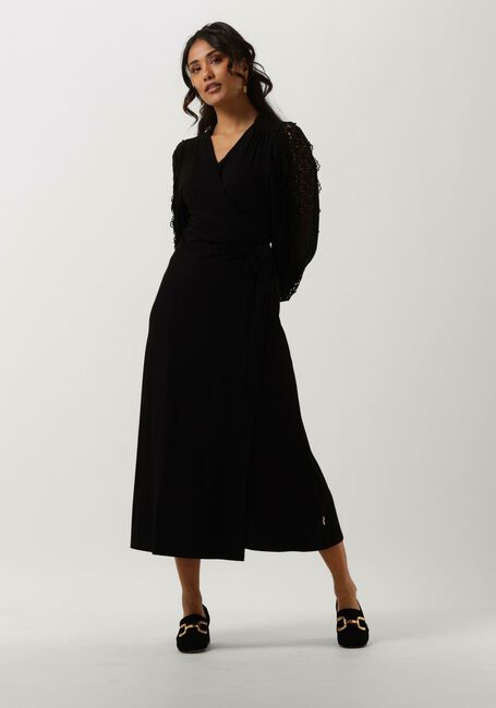 JANSEN AMSTERDAM Robe midi DANAO en noir - large