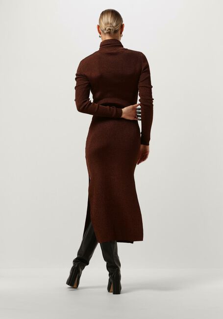 GESTUZ Robe midi SILVIGZ LS LONG DRESS en bronze - large