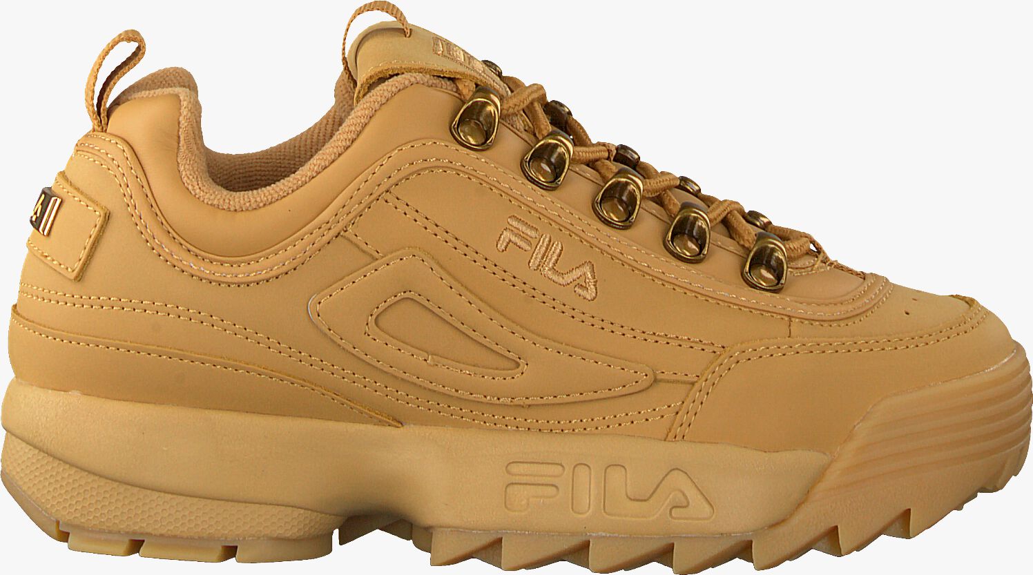 beige fila sneakers