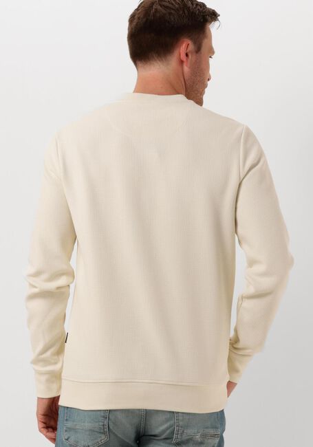 PME LEGEND Pull CREWNECK WAFFLE JERSEY en beige - large