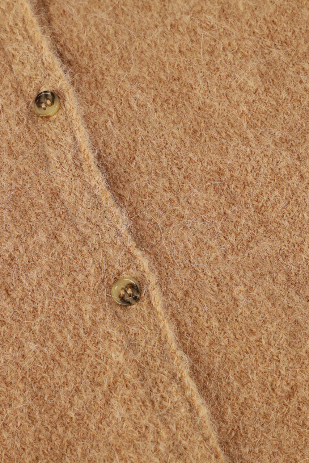 Camel MSCH COPENHAGEN Vest MSCHMILANIA HOPE CARDIGAN - large