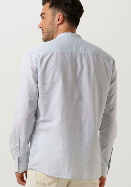 SELECTED HOMME Chemise décontracté SLHREGNEW-LINEN SHIRT LS BAND en bleu - large