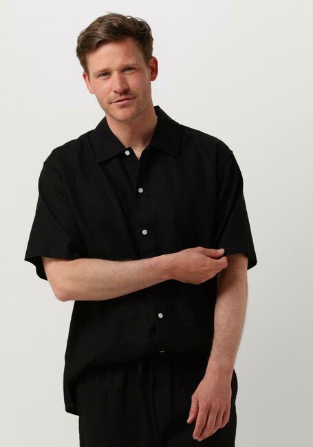 WOODBIRD Chemise décontracté WBBANKS LINEN SHIRT en noir - large