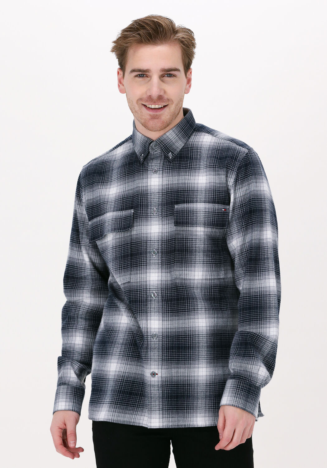TOMMY HILFIGER Chemise d contract SLUB SHADOW CHECK RF SHIRT en