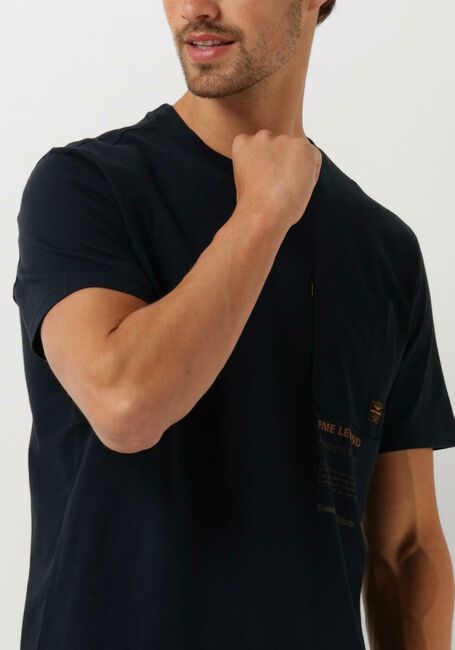 PME LEGEND T-shirt SHORT SLEEVE R-NECK PLAY SINGLE JERSEY en bleu - large
