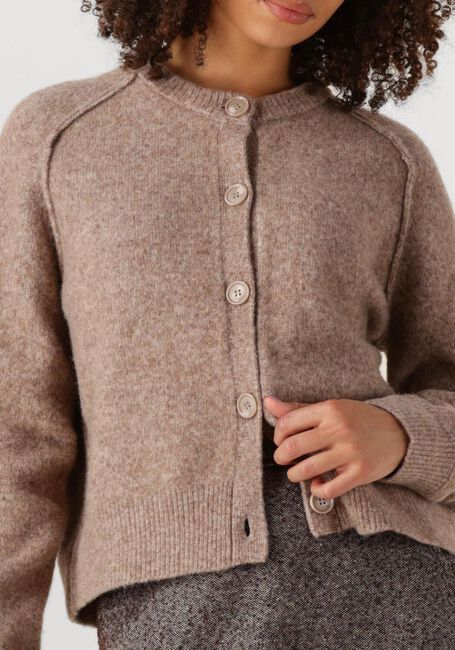SECOND FEMALE Chandail BANJA KNIT RAGLAN CARDIGAN en marron - large