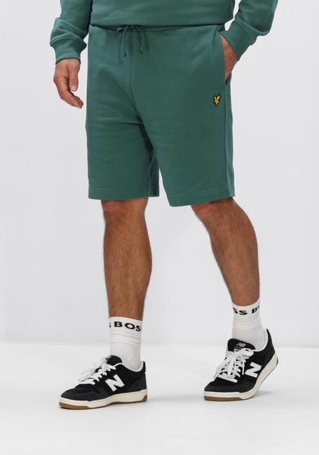 LYLE & SCOTT Pantalon courte PLAIN SWEATSHORT en vert - large