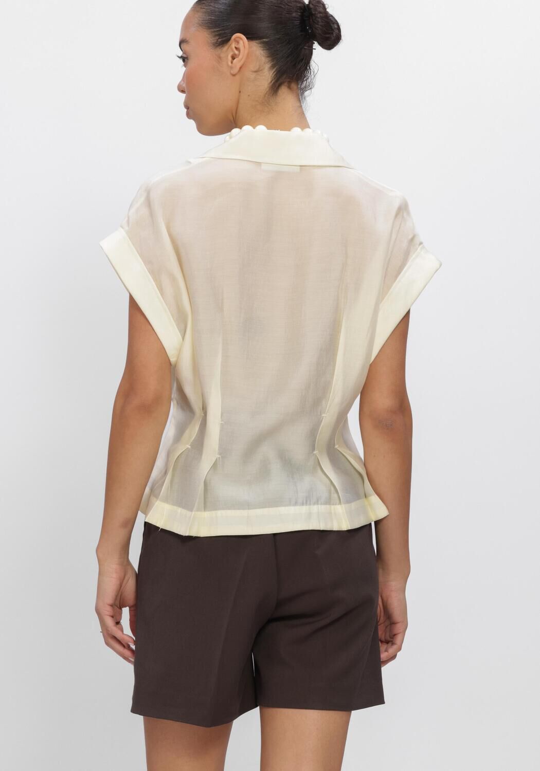 COPENHAGEN MUSE CMMOLLY-SHIRT 207896 Hauts & T-shirts en jaune - large