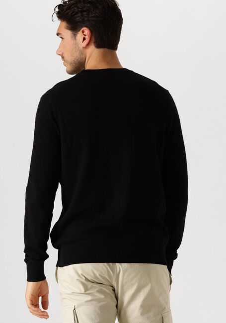Zwarte LYLE & SCOTT Trui COTTON MERINO CREW NECK JUMPER - large