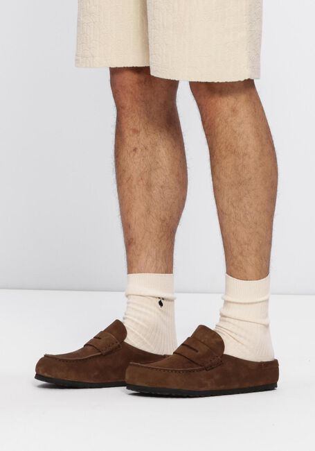 Bruine BIRKENSTOCK Instappers NAPLES - large