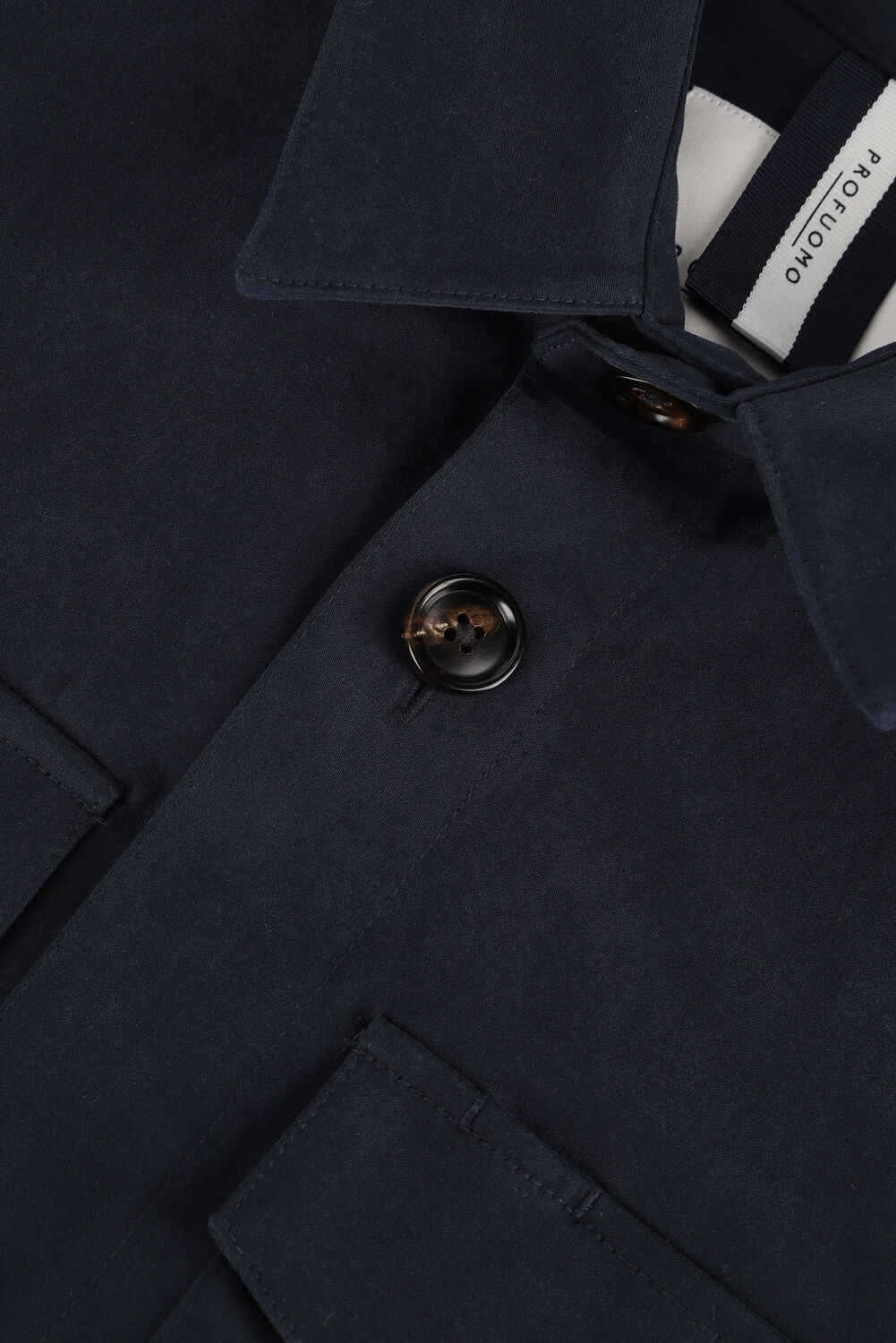 PROFUOMO Surchemise PPTF1-A Bleu fonc&eacute; - large