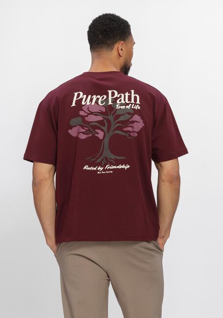 Bordeaux PURE PATH T-shirt TREE OF LIFE - large