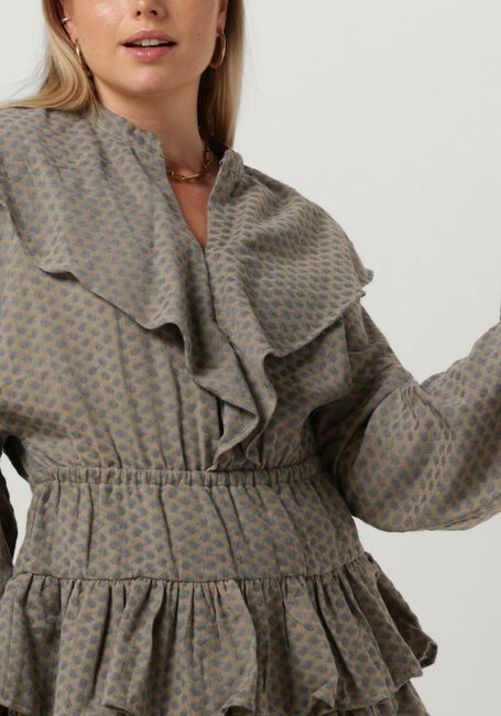 ROUGH STUDIOS Mini robe CHRISSY DRESS en beige - large