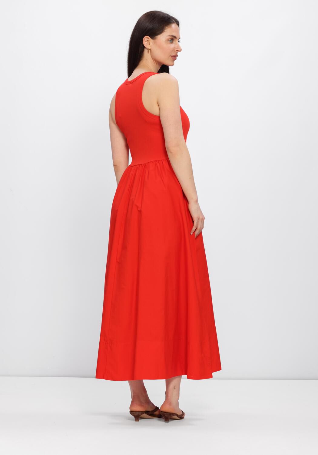 Y.A.S. Robe maxi YASMIRA SL LONG DRESS en rouge - large