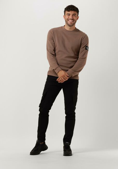 CALVIN KLEIN Pantalon cargo SKINNY WASHED CARGO PANT en noir - large