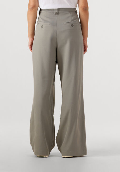 Lichtgrijze MY ESSENTIAL WARDROBE Wijde broek DISAMW HIGH WIDE PANT - large