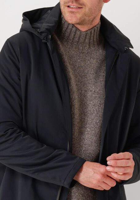 PROFUOMO Parkas OUTERW RAINC MGNT LNG Bleu foncé - large