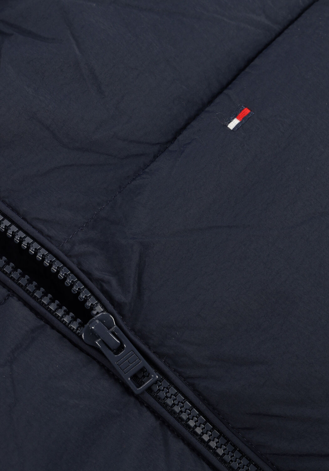 TOMMY HILFIGER Veste matelass&eacute; FLAG PUFFER JACKET Bleu fonc&eacute; - large